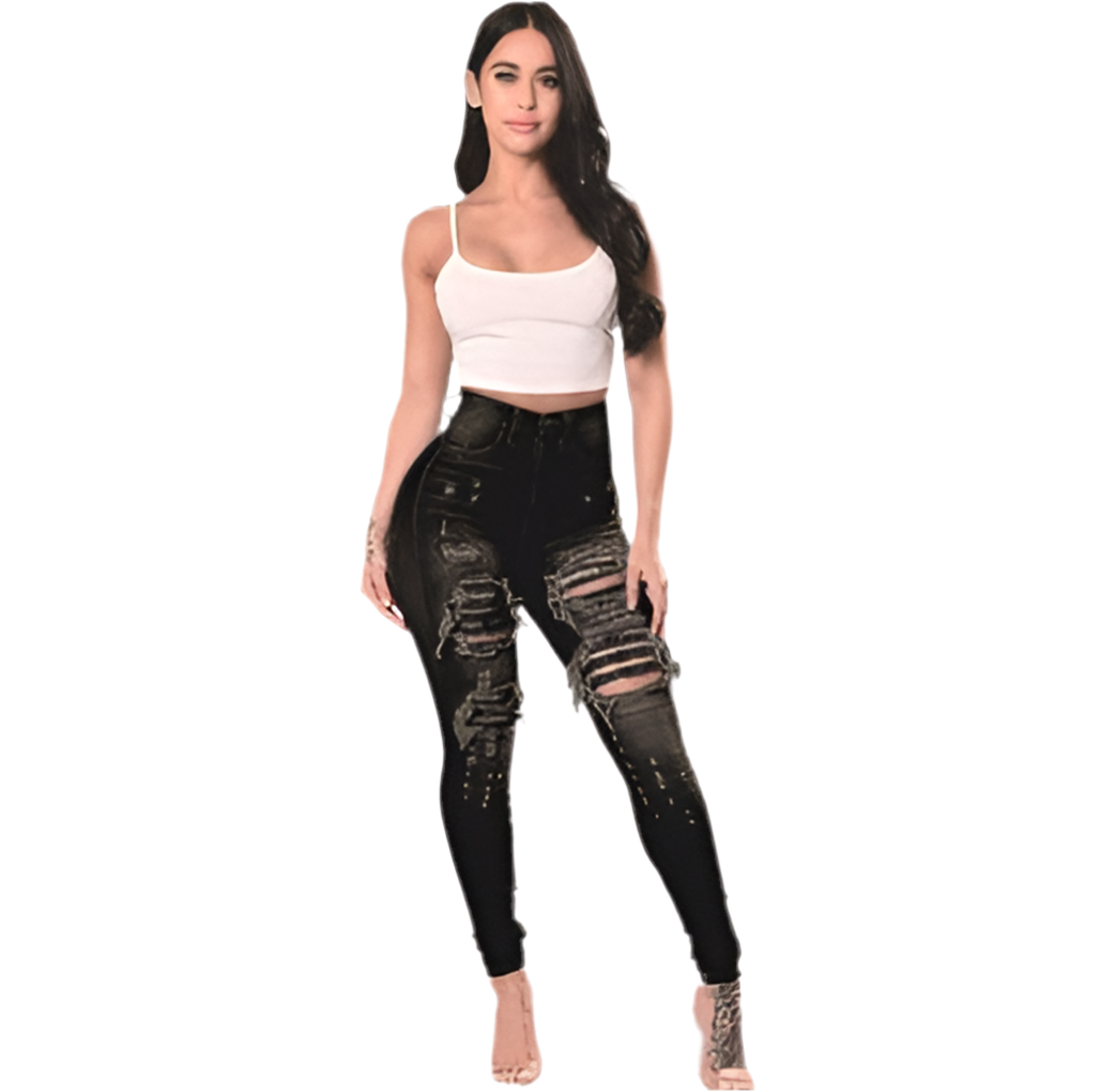 Women's Daily Streetwear Solid Color Full Length Jeans