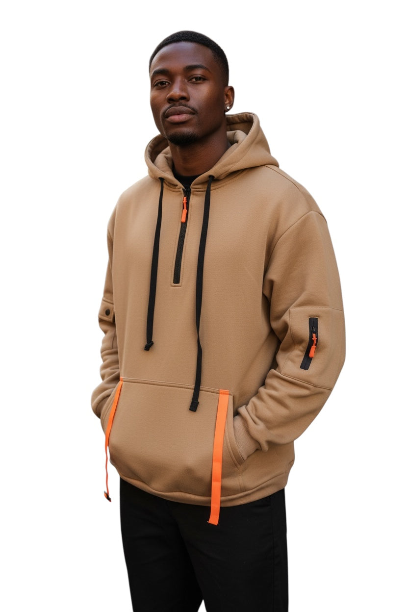 Beige Hoodie