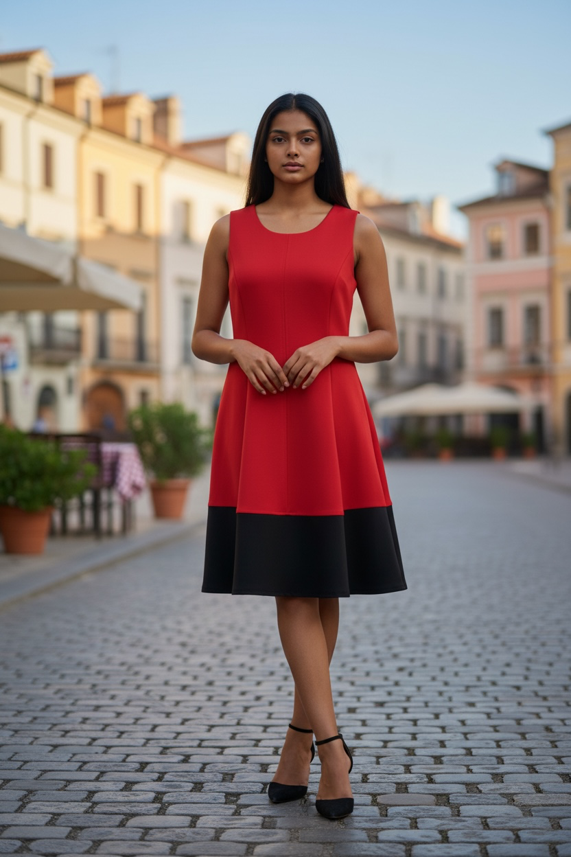 Calvin Klein Red Business Dress