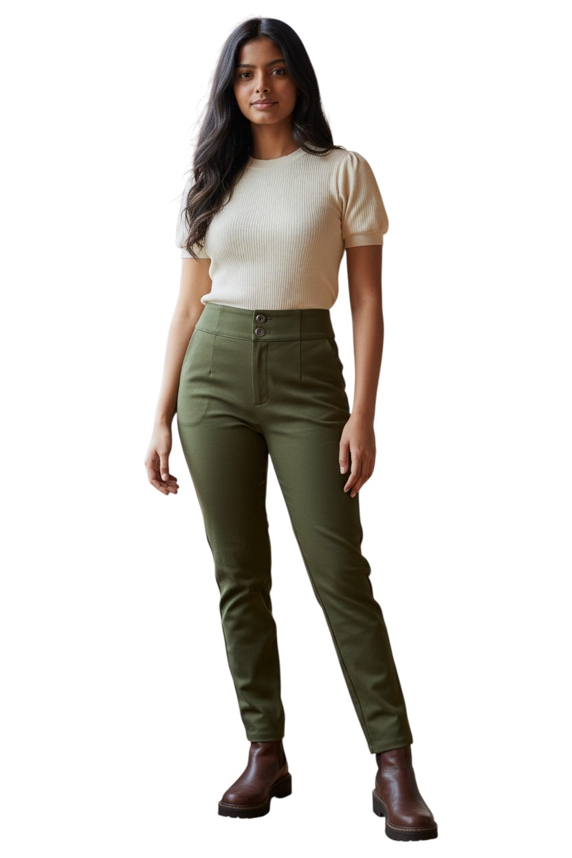 Green Skinny Pants