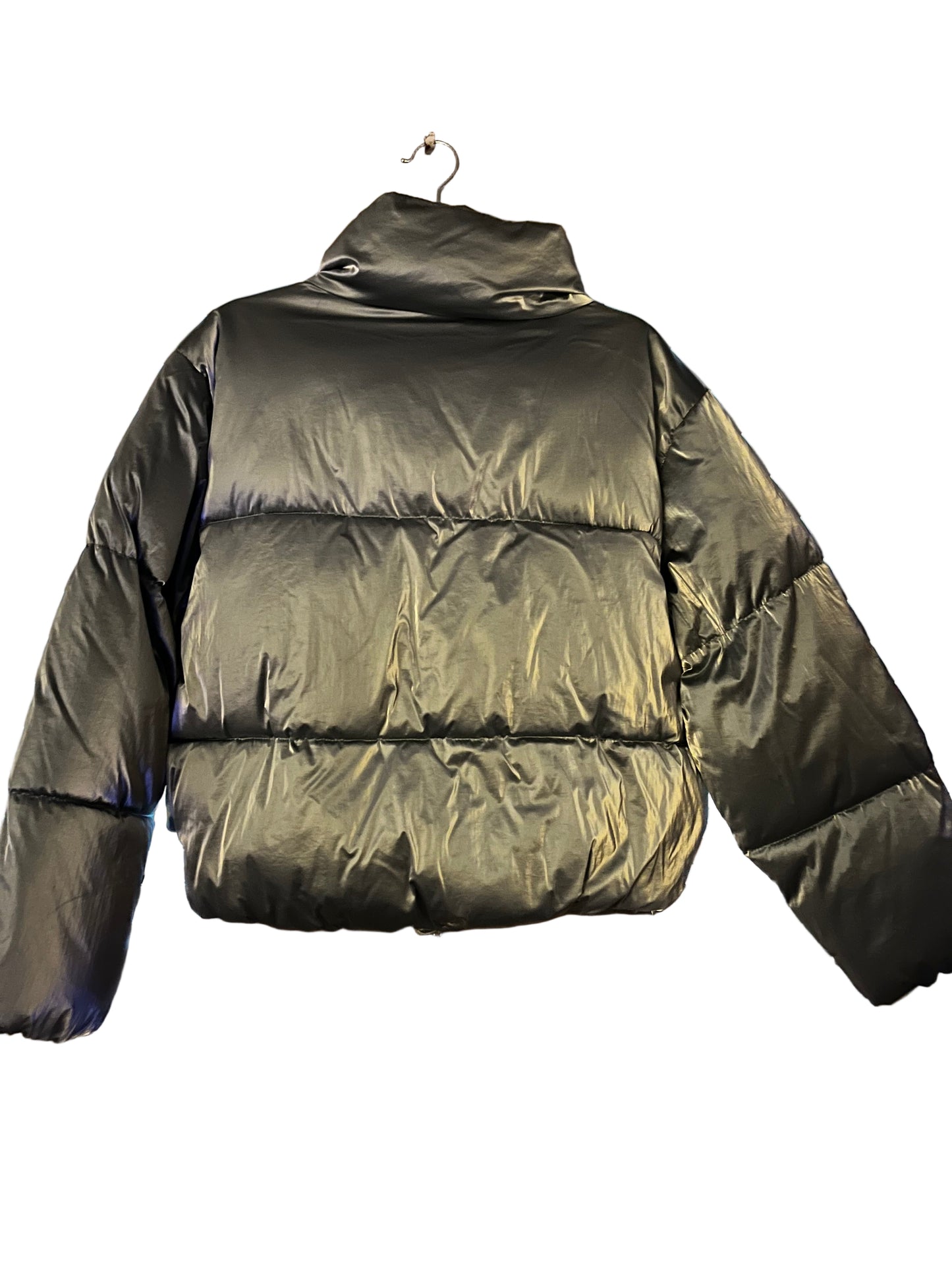 Silver Puffer Jacket