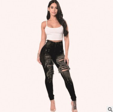 Women's Daily Streetwear Solid Color Full Length Jeans