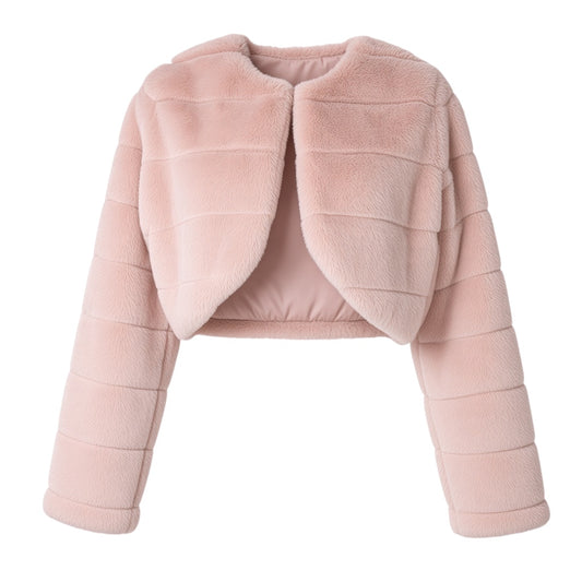Soft Pink Furry Jacket