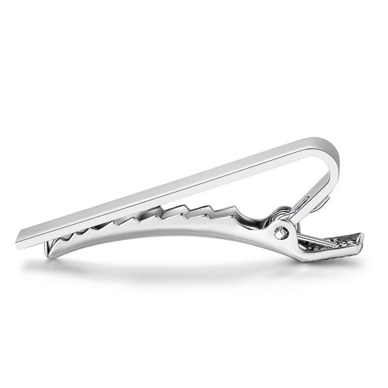 Simple Tie Clip Men Metal Copper Necktie Bar Clip Gold Silver Black 3 Bright Colors Best Gifts For Your Father Lover And Friends  Simple Classic Bar Clasp Practical Necktie Accessories Fashion Men Tie Clips Luxury Clothing Jewelry