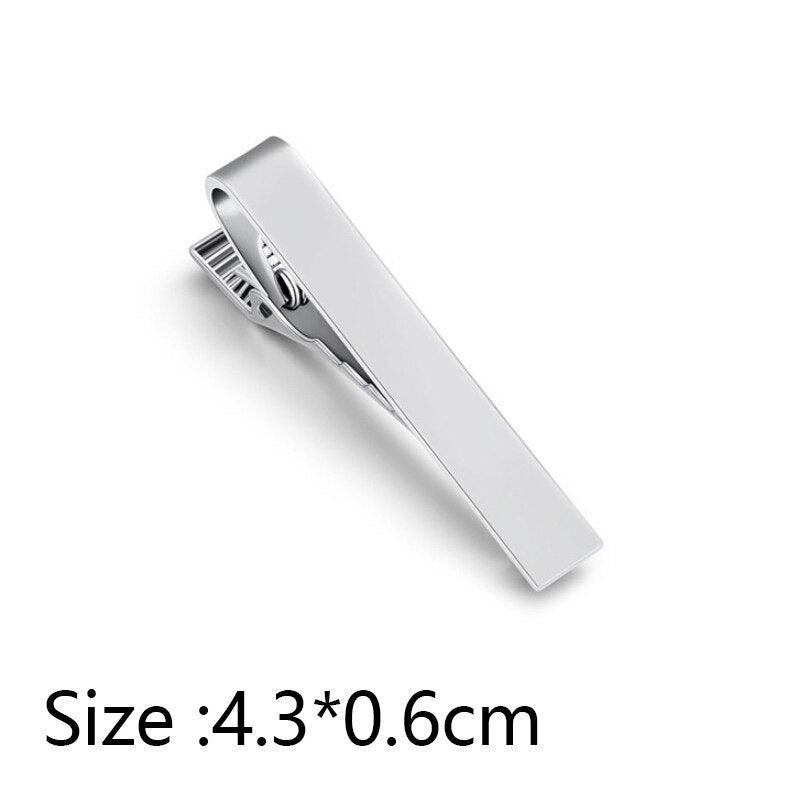 Simple Tie Clip Men Metal Copper Necktie Bar Clip Gold Silver Black 3 Bright Colors Best Gifts For Your Father Lover And Friends  Simple Classic Bar Clasp Practical Necktie Accessories Fashion Men Tie Clips Luxury Clothing Jewelry